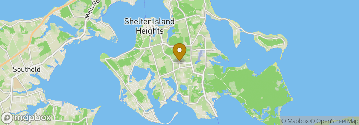 Map location: Shelter Island