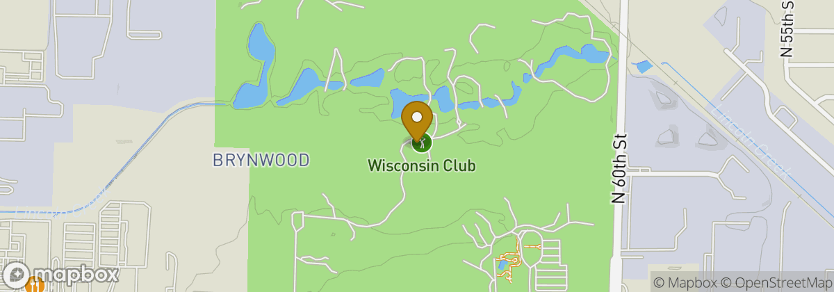 Map location: The Wisconsin Club Country Club