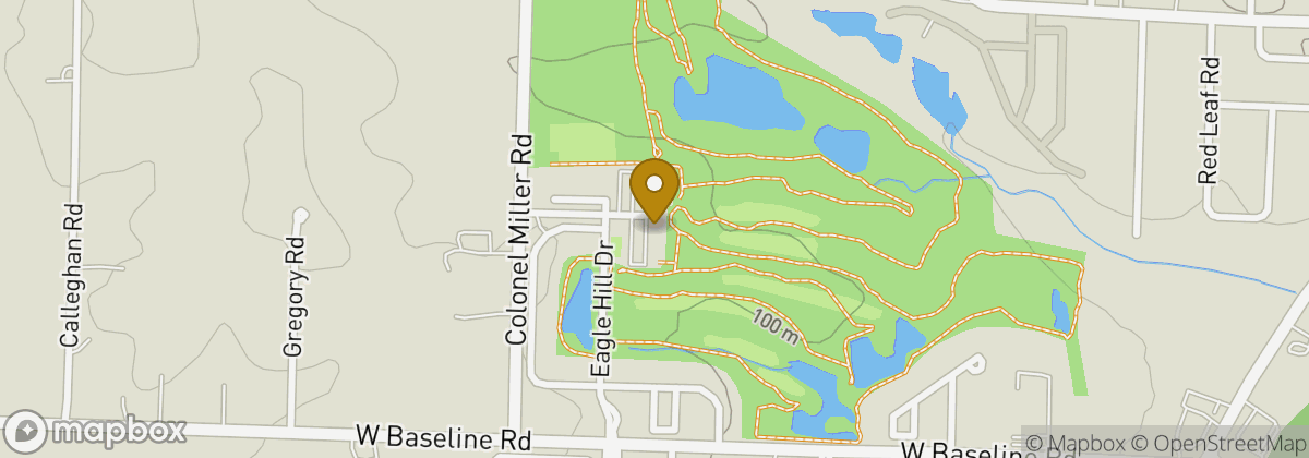 Map location: Eagle Hill Golf Course