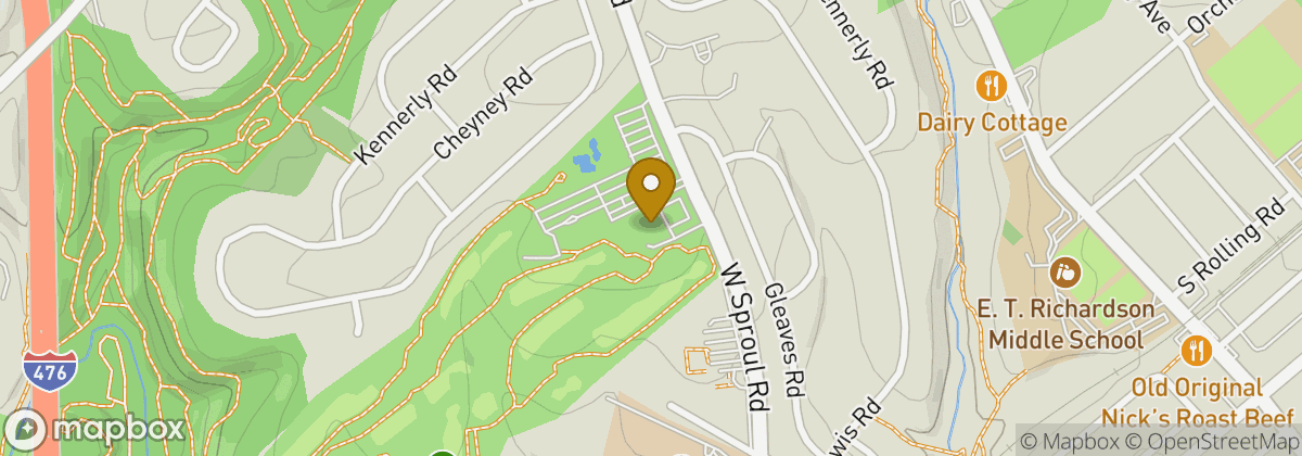 Map location: Springfield Twp Golf Course