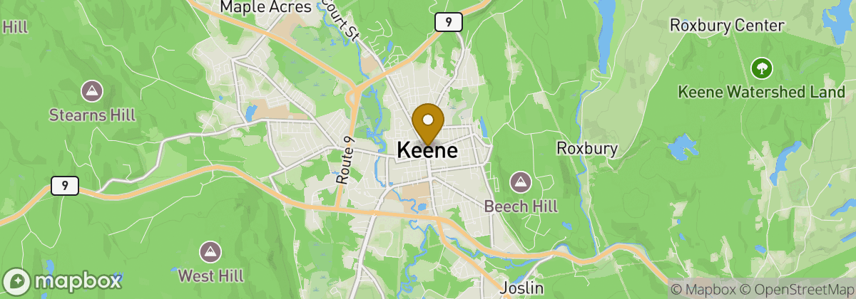 Map location: Keene Country Club