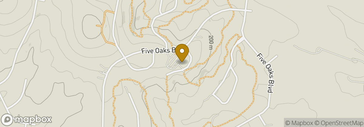 Map location: The Club at Five Oaks
