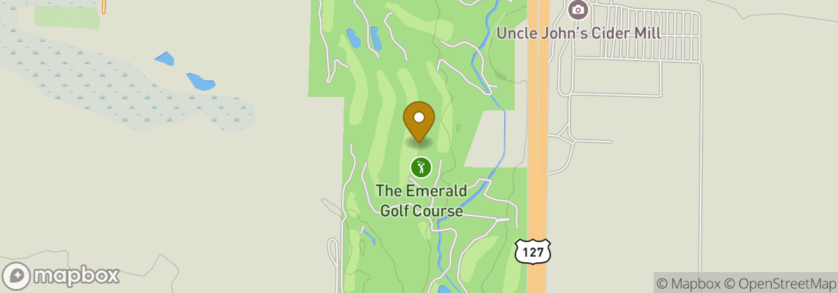 Map location: The Emerald Golf Course