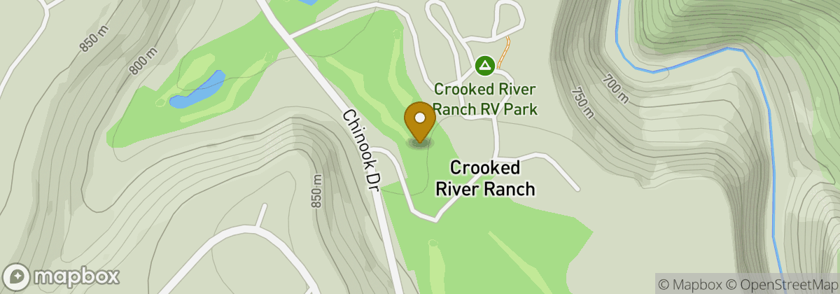 Map location: Crooked River Ranch Golf Course