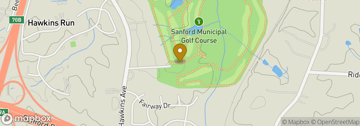 Map location: Sanford Golf Course