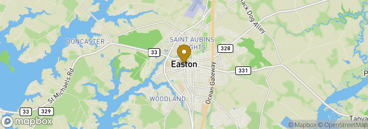 Map location: Easton