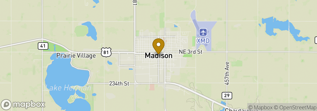 Map location: Madison