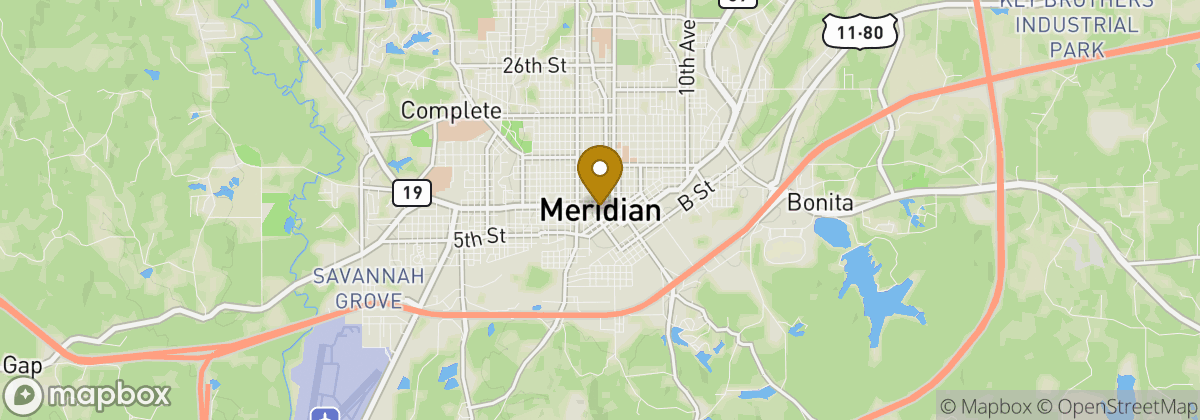 Map location: Meridian