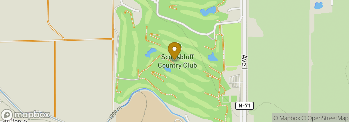 Map location: Scotts Bluff Country Club
