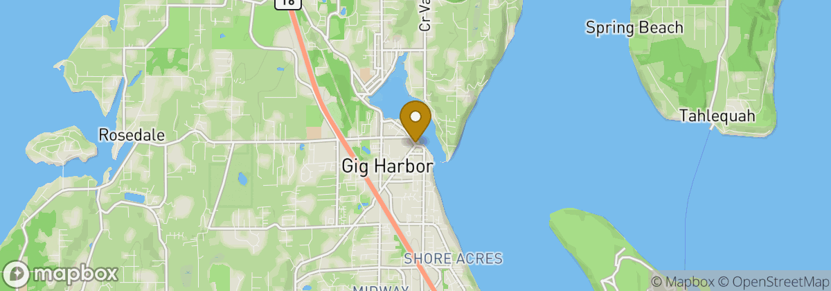 Map location: Gig Harbor