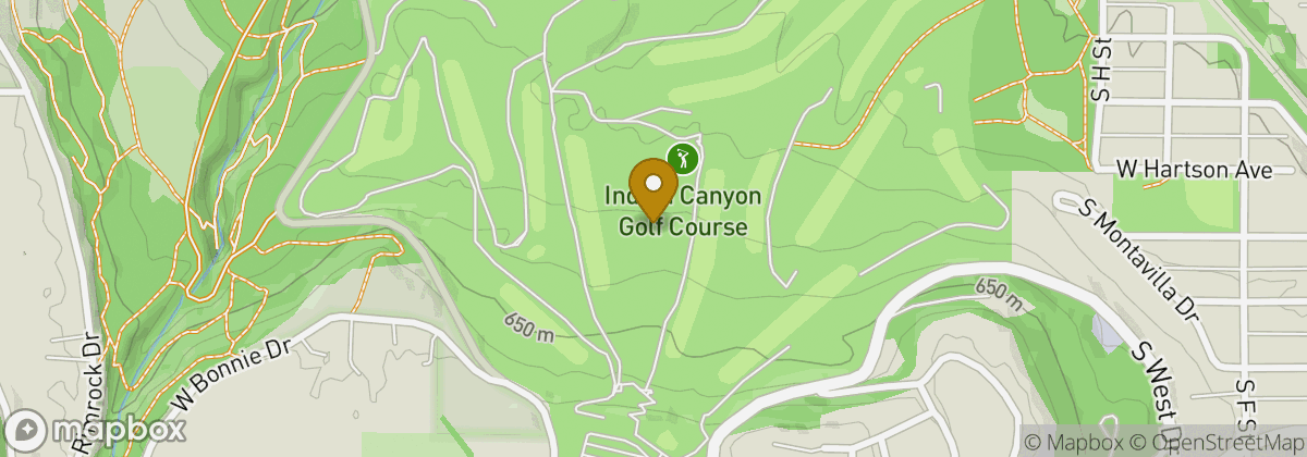 Map location: Indian Canyon Golf Course