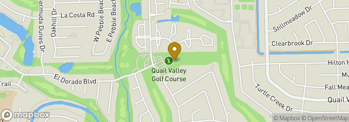 Map location: Quail Valley Golf Club