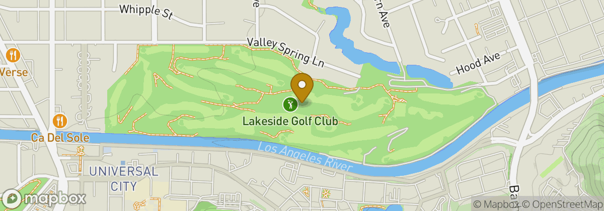 Map location: Lakeside Golf Club
