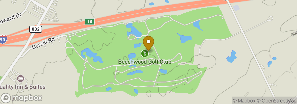 Map location: Beechwood Golf Club