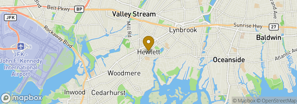 Map location: Hewlett