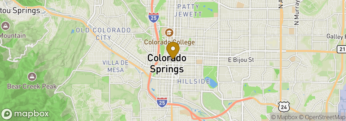 Map location: Colorado Springs
