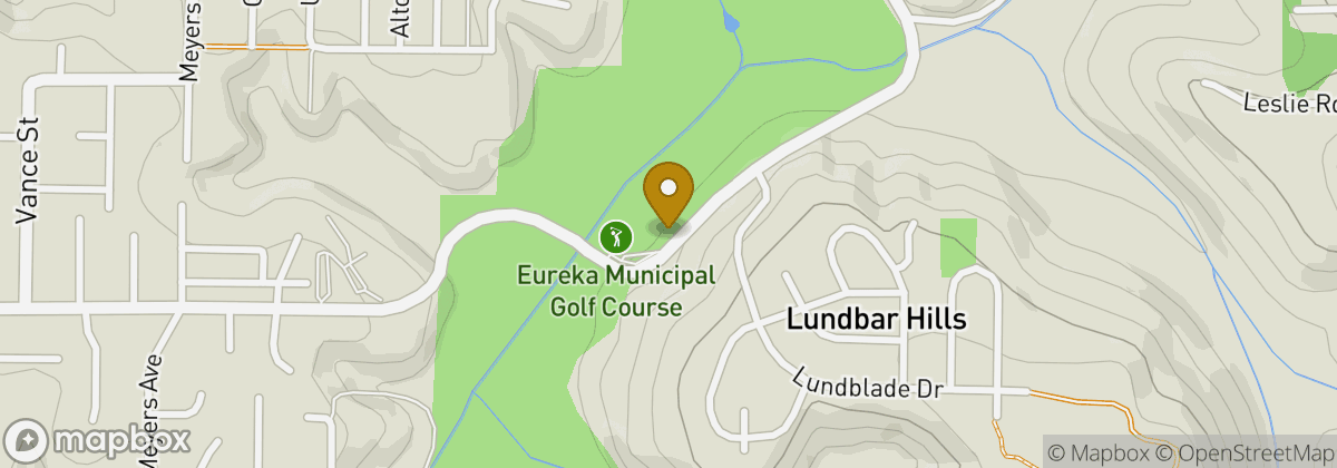 Map location: Eureka Municipal Golf Course