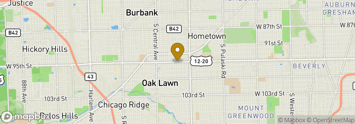 Map location: Oak Lawn
