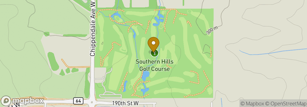Map location: Southern Hills Golf Course