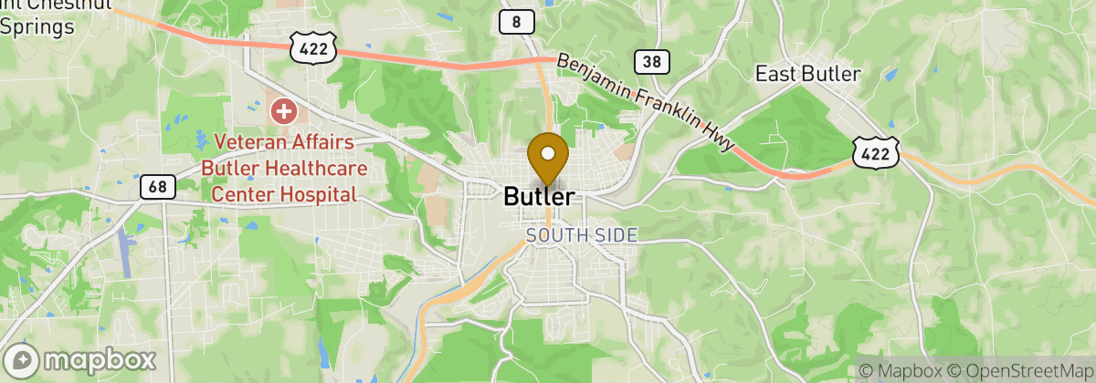 Map location: Butler