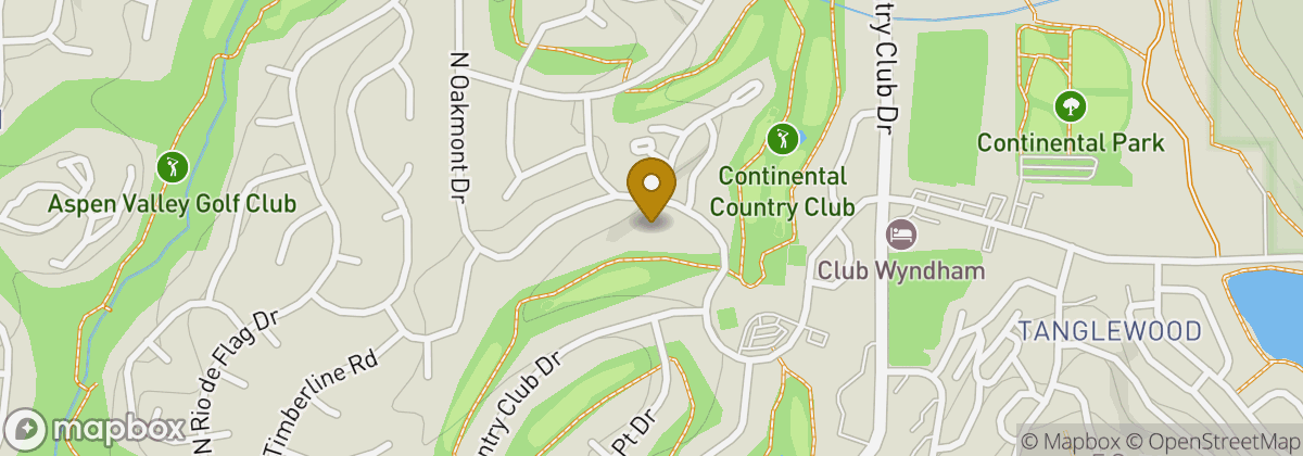 Map location: Continental Country Club