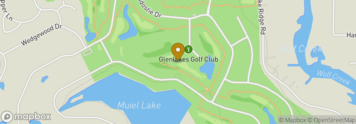 Map location: Glenlakes Golf Club