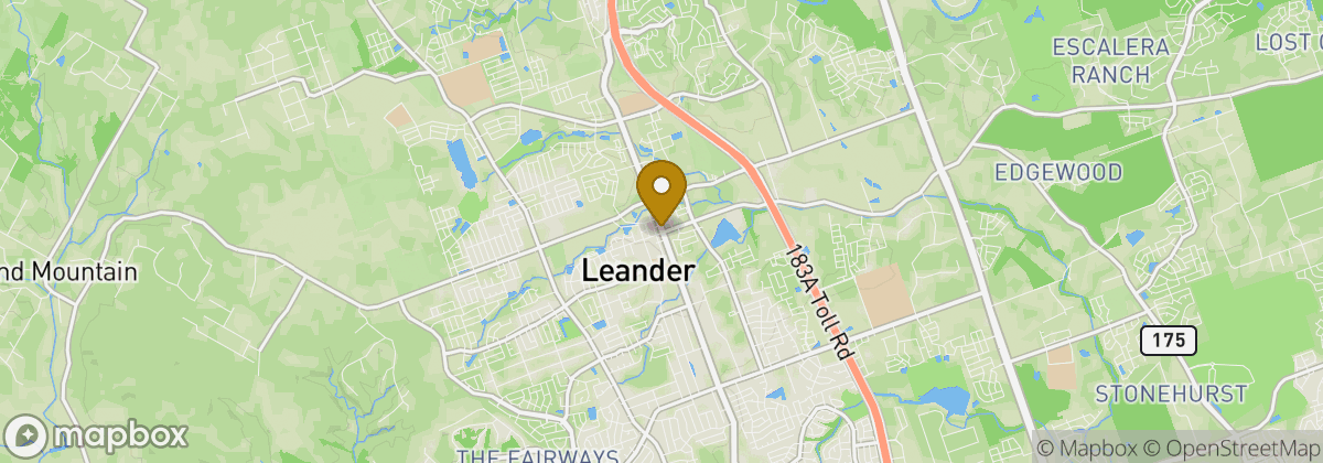 Map location: Leander