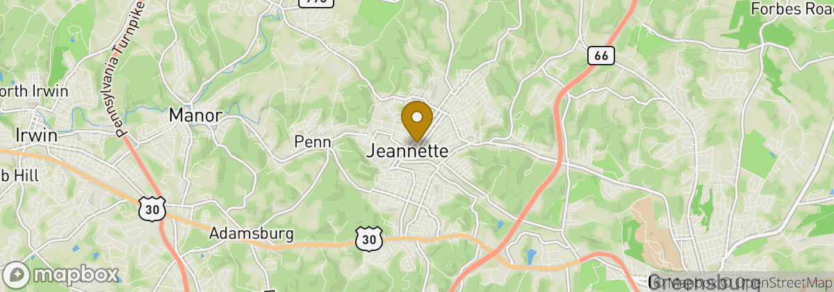 Map location: Jeannette