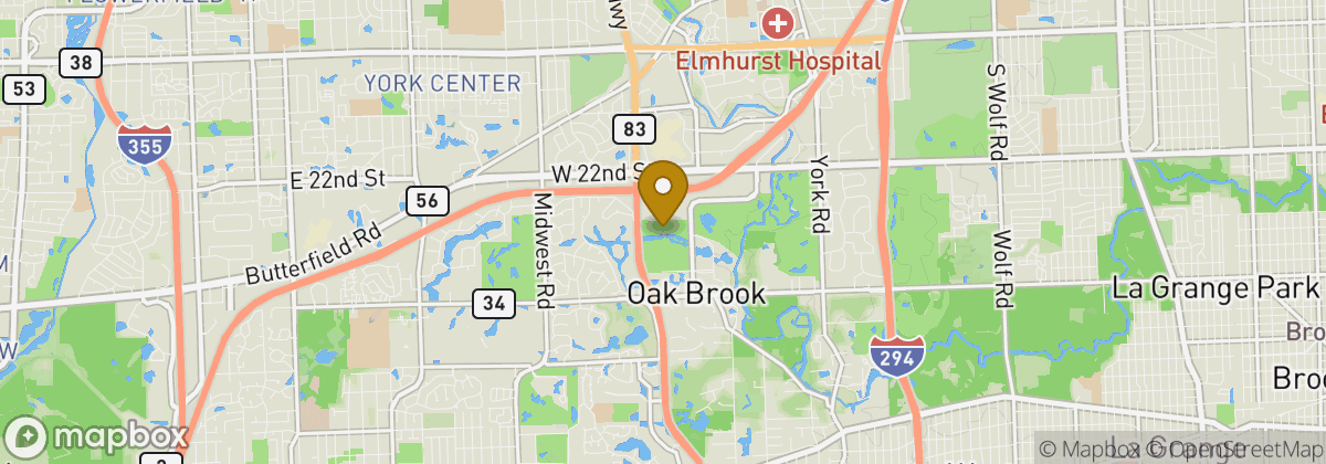 Map location: Oak Brook
