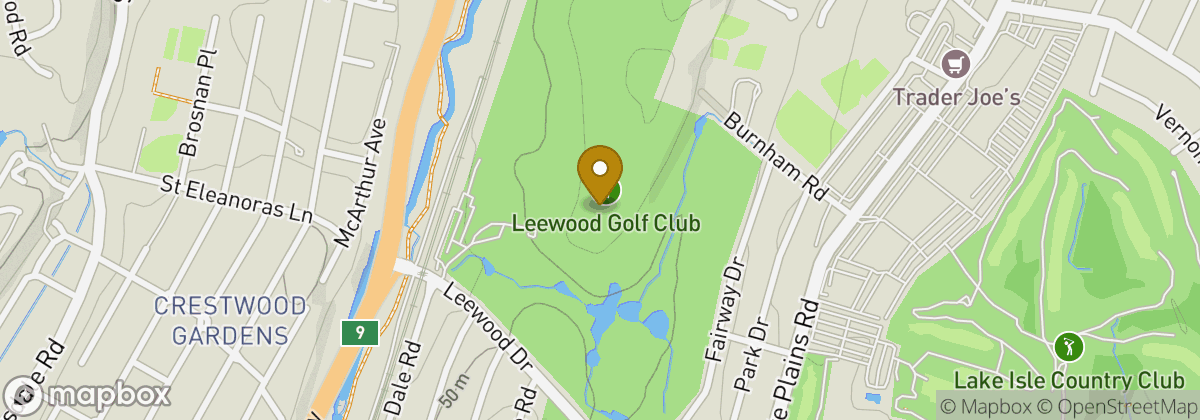 Map location: Leewood Golf Club