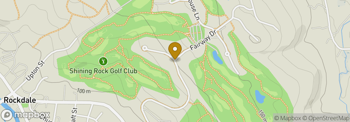 Map location: Shining Rock Golf Club
