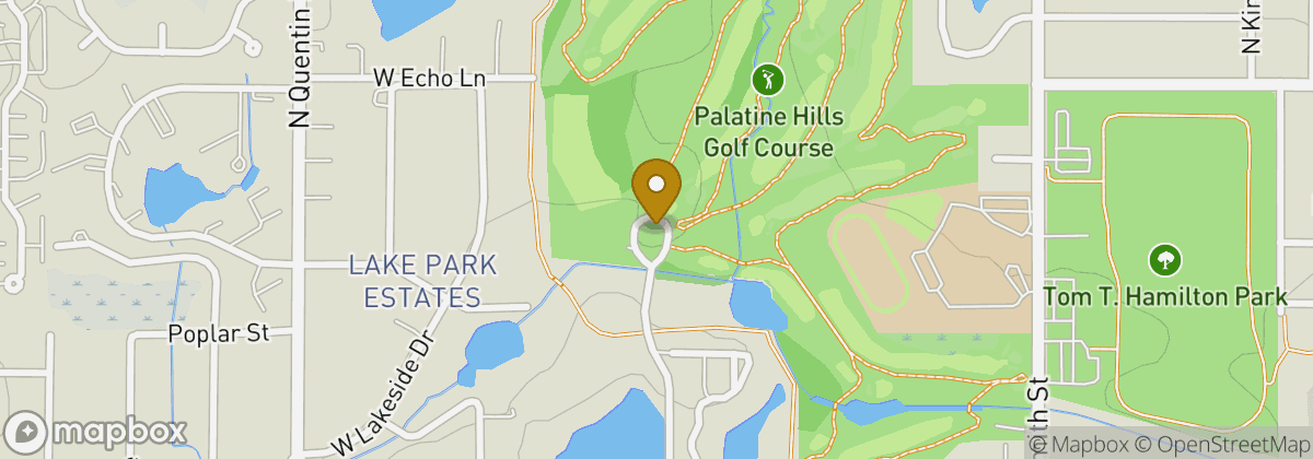 Map location: Palatine Hills Golf Course & Clubhouse