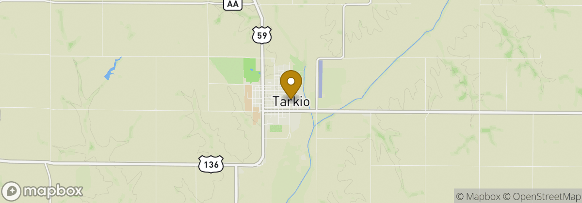 Map location: Tarkio