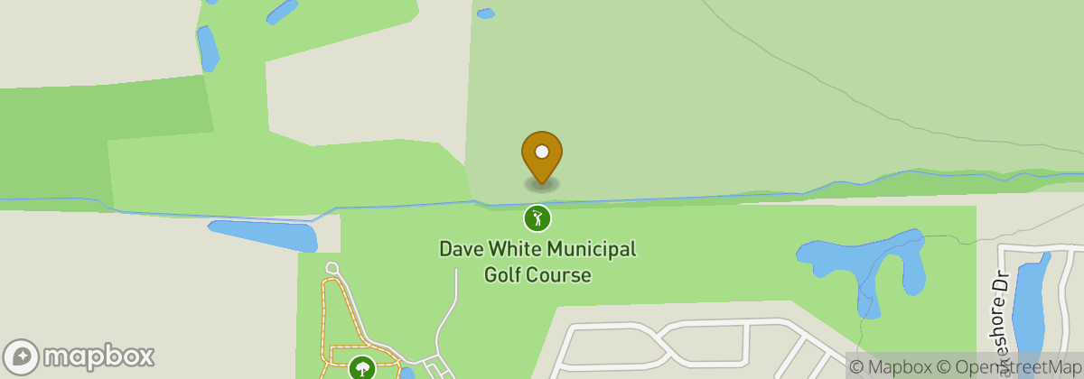 Map location: Dave White Municipal Golf Course