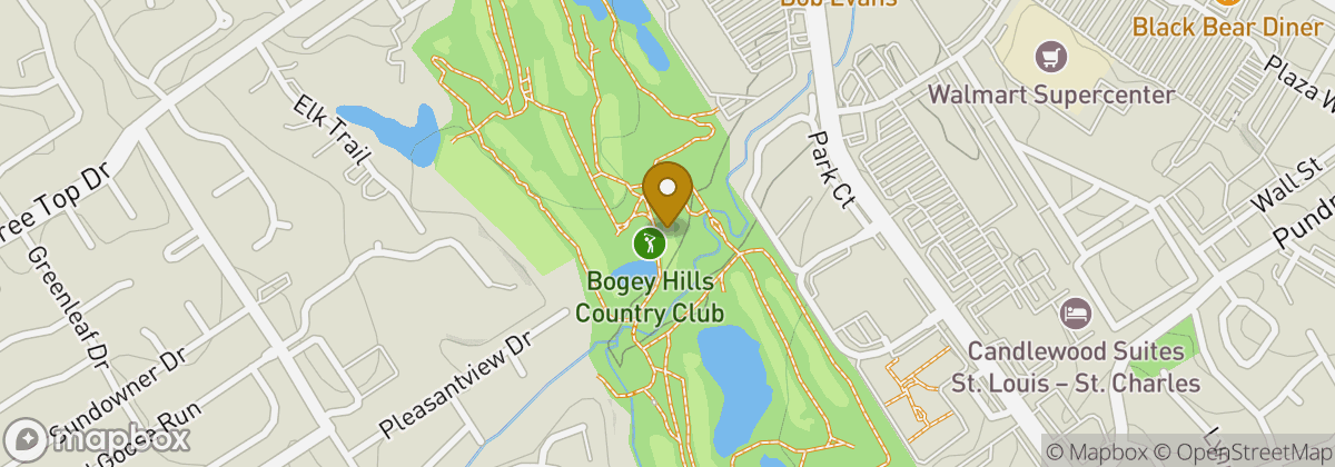 Map location: Bogey Hills Country Club