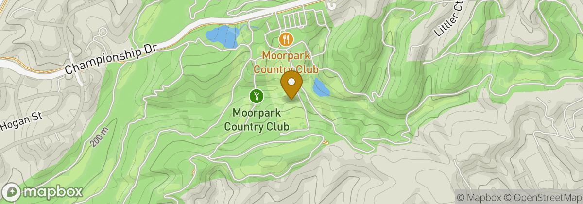 Map location: Moorpark Country Club