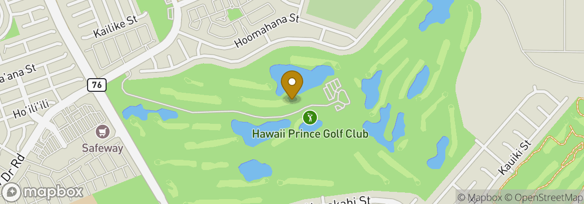 Map location: Hawaii Prince Golf Club
