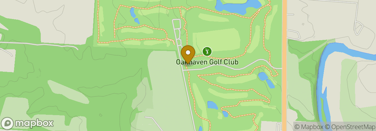 Map location: Oakhaven Golf Club