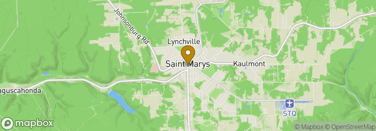 Map location: St Marys