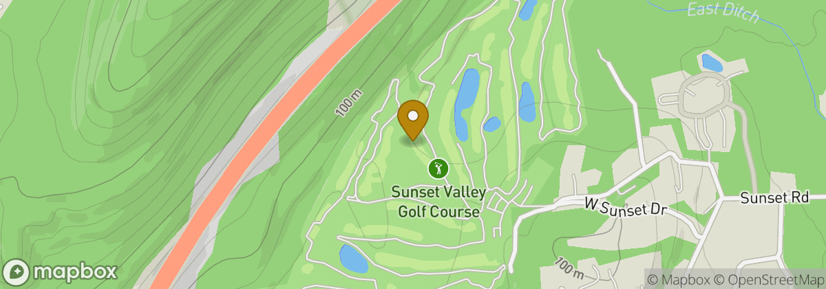 Map location: Sunset Valley Golf Course