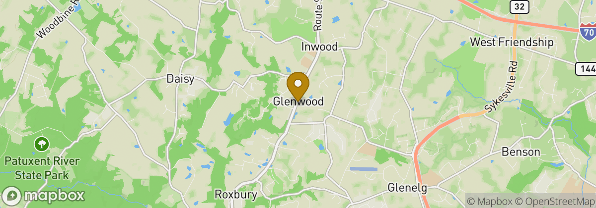 Map location: Glenwood