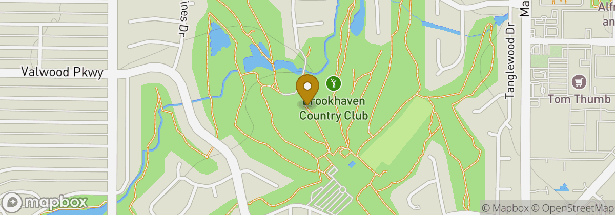 Map location: Brookhaven Country Club