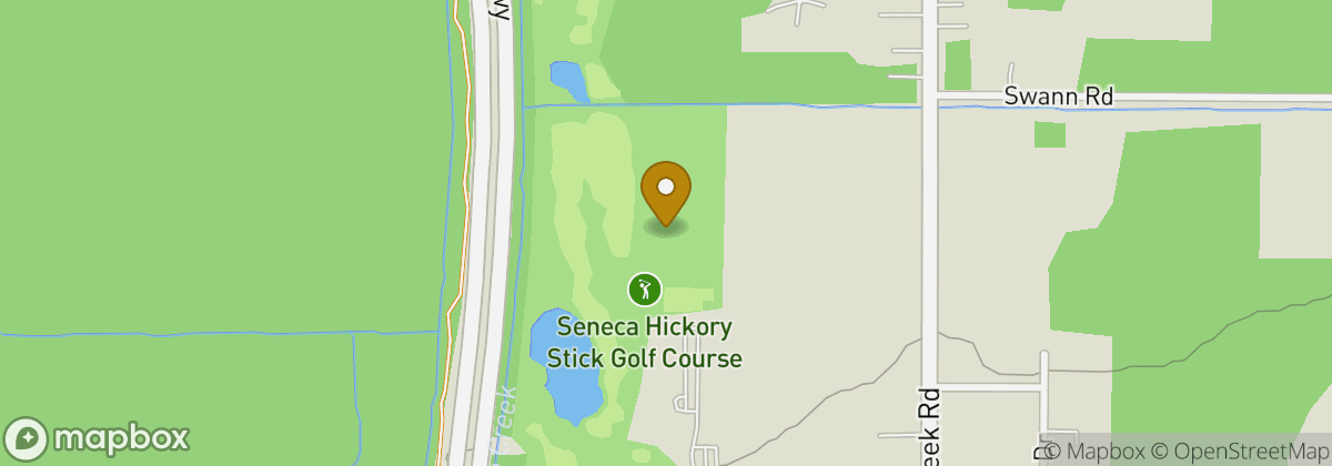 Map location: Seneca Hickory Stick Golf Course