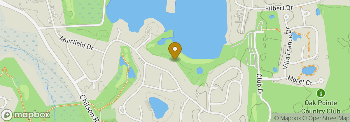 Map location: Oak Pointe Country Club