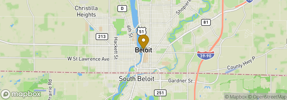 Map location: Beloit