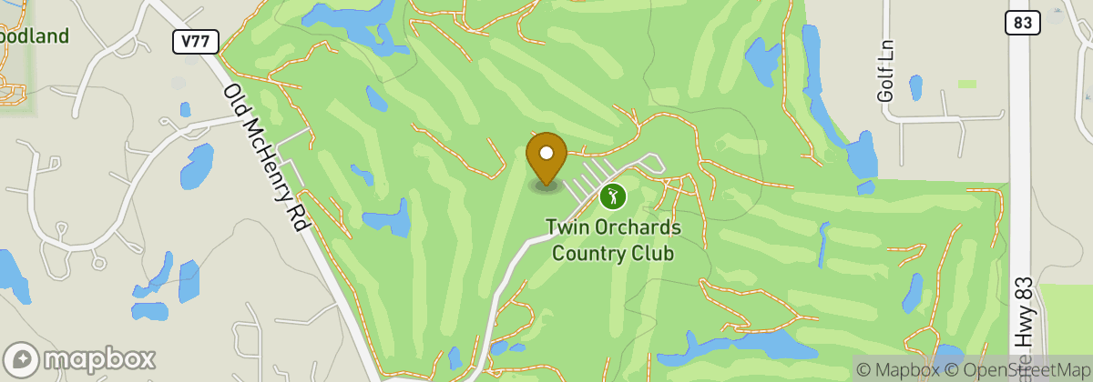 Map location: Twin Orchard Country Club