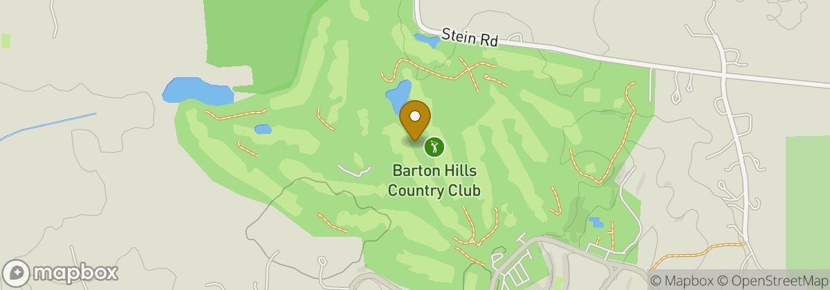 Map location: Barton Hills Country Club