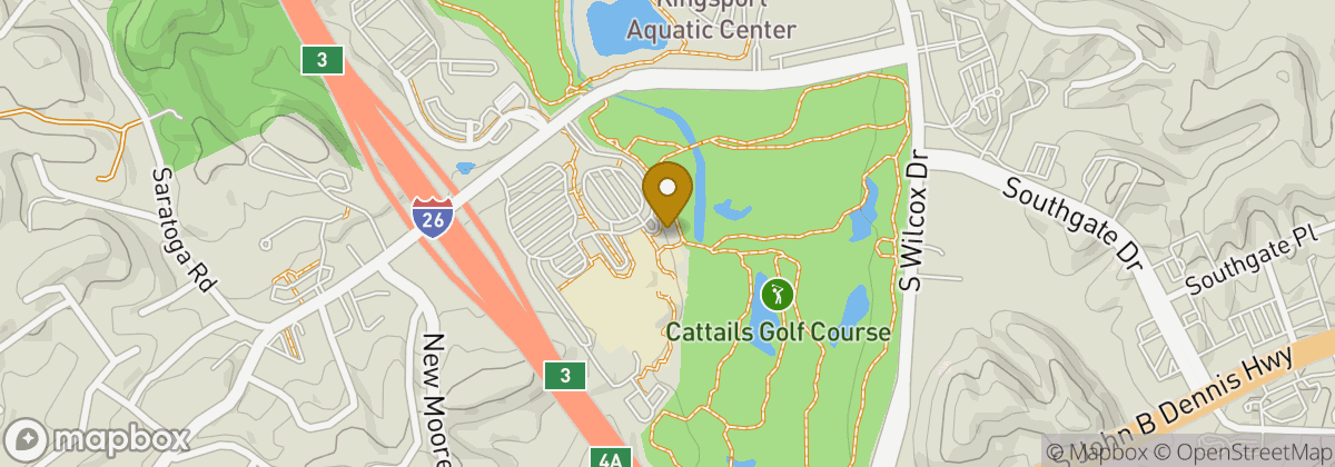 Map location: Cattails at Meadowview Golf Course
