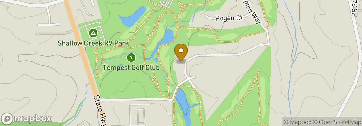 Map location: Tempest Golf Club