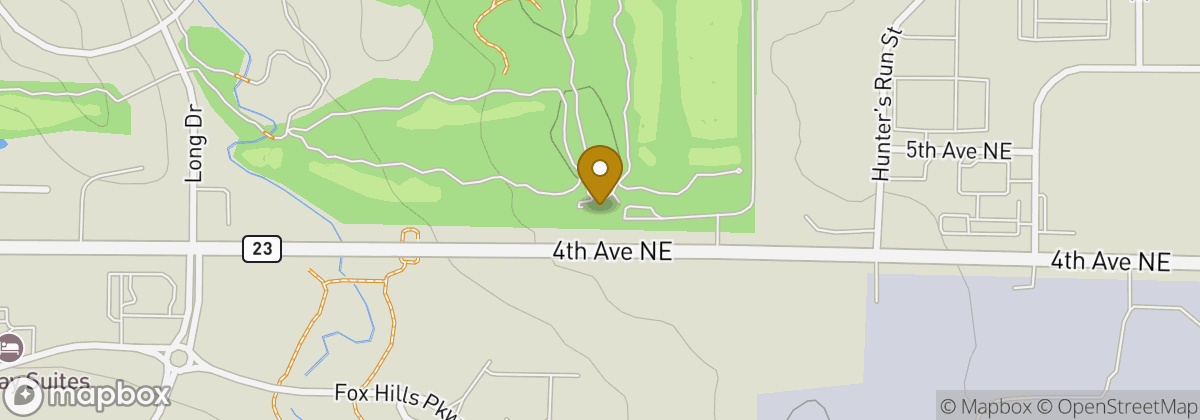 Map location: Fox Hills Golf Course